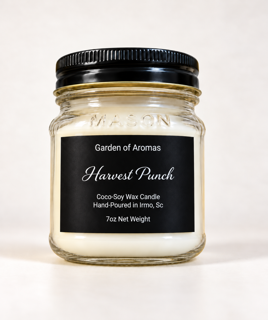 Harvest Punch 7oz Mason Jar Candle