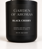 Single Wick Black Cherry Candle