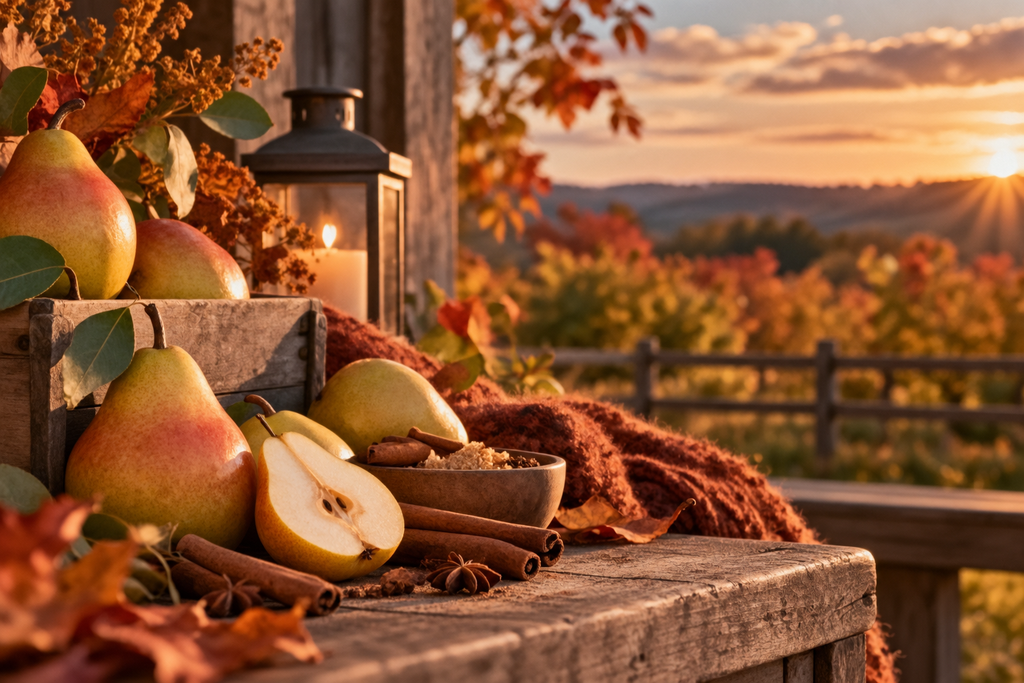 Spiced Pear 12oz Double Wick Candle